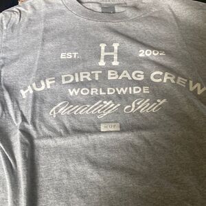 EUC Huf Heather grey tee size s